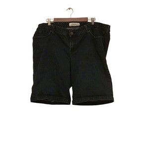Torrid Women Size 26  Blue Denim Shorts  Stretch Flat Front Pockets 120684 Plus